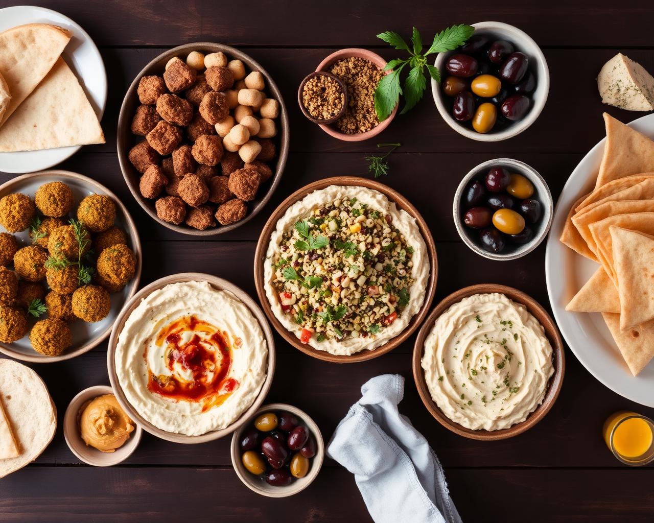 Middle Eastern mezze